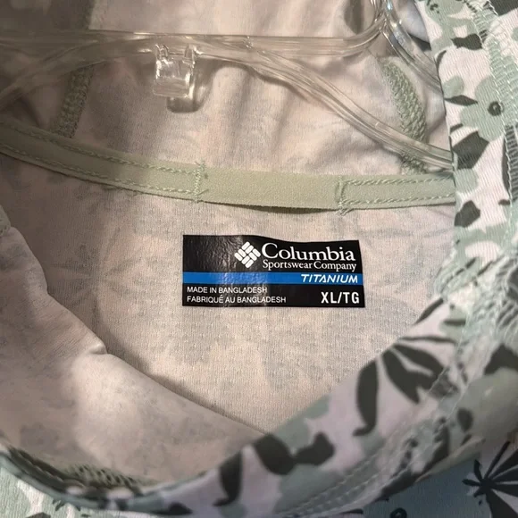 Columbia Titanium SPF hooded long sleeve shirt size XL - Picture 2 of 4